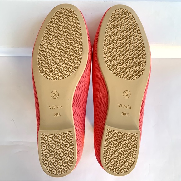 VIVAIA EILEEN HORSE-BIT CORAL PINK SLIP-ON LOAFERS NEW! SzUS7.5-8/EU38.5 - Picture 11 of 12